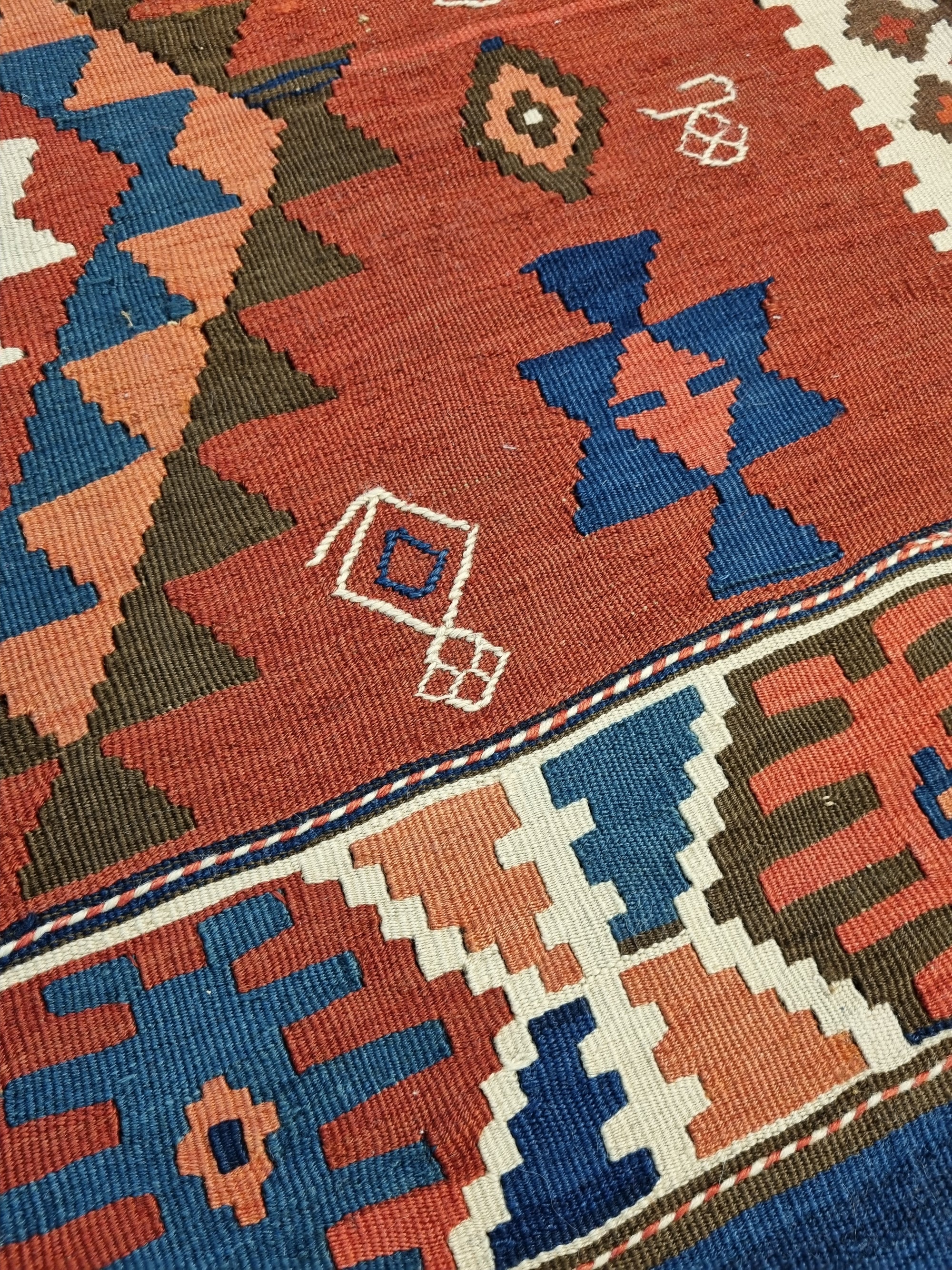 On two of my favourite antique kilims.