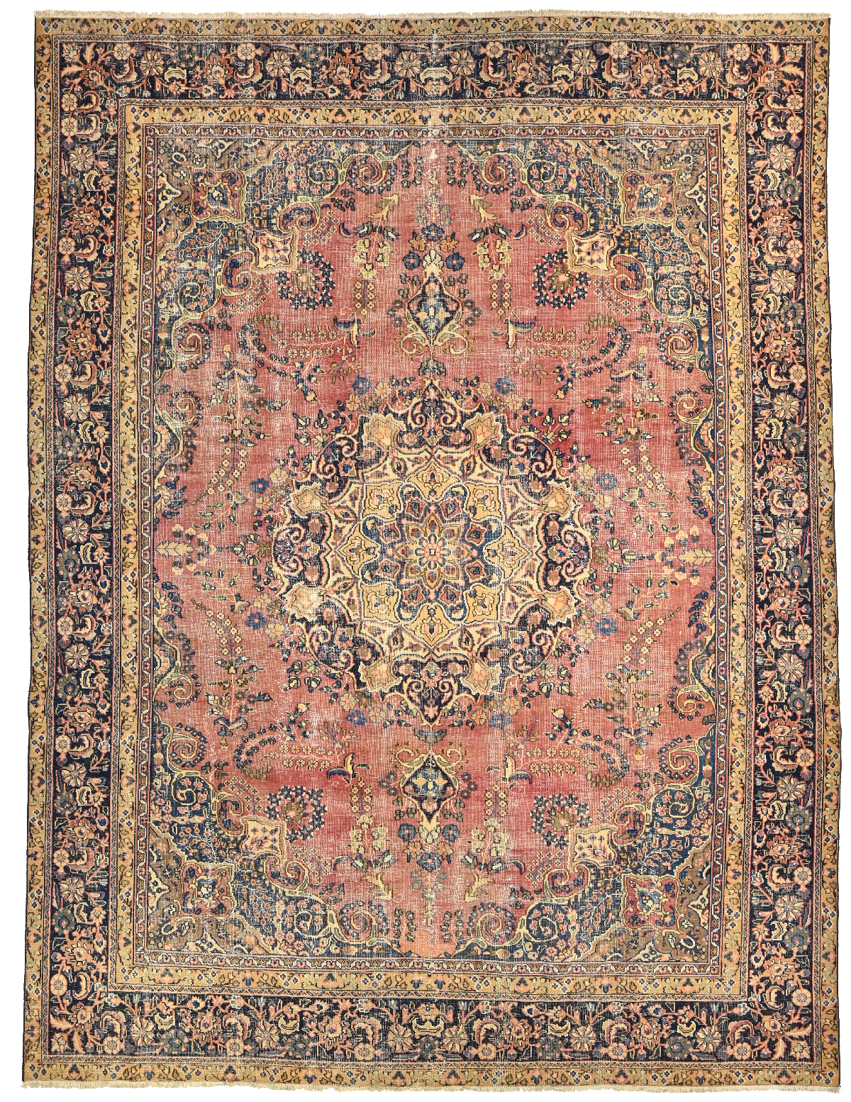A vintage rug.
