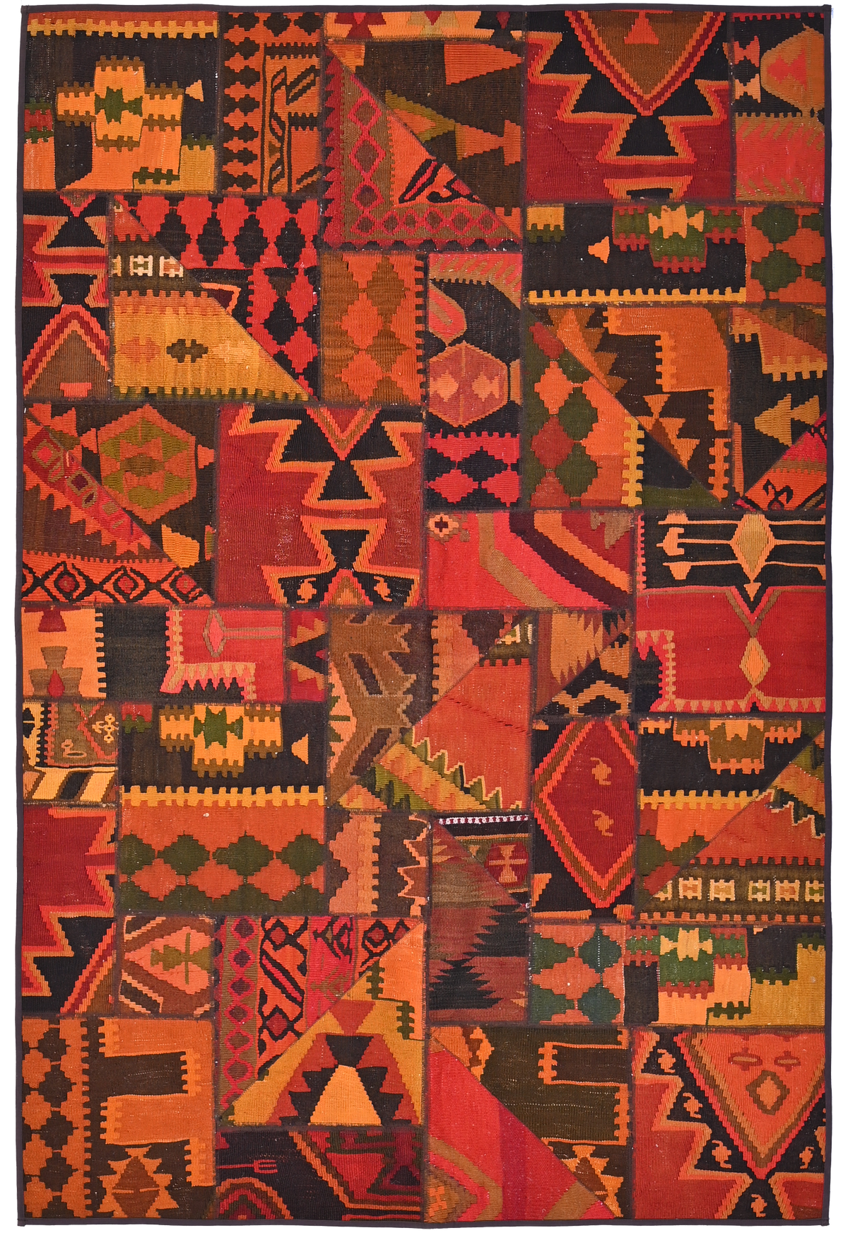 A Persian collage (patchwork rug) No. 151672 232x155cm