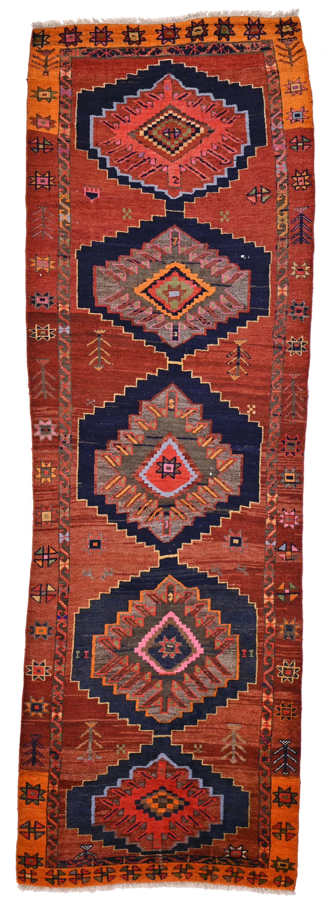 A Moghan Azerbaijan rug Number 163553 348x110cm