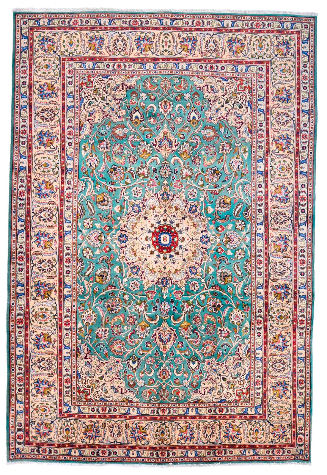 A classic carpet in Persian Kashmar design, No. 164382-197x290cm