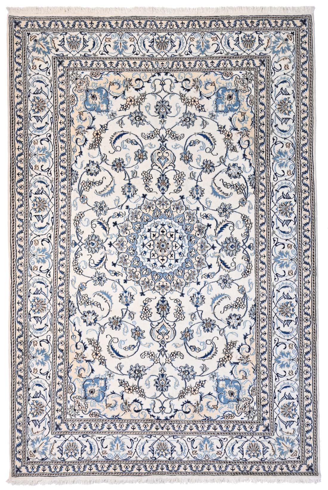 A classic rug in Persian Nain design, No. 166230-298x200cm