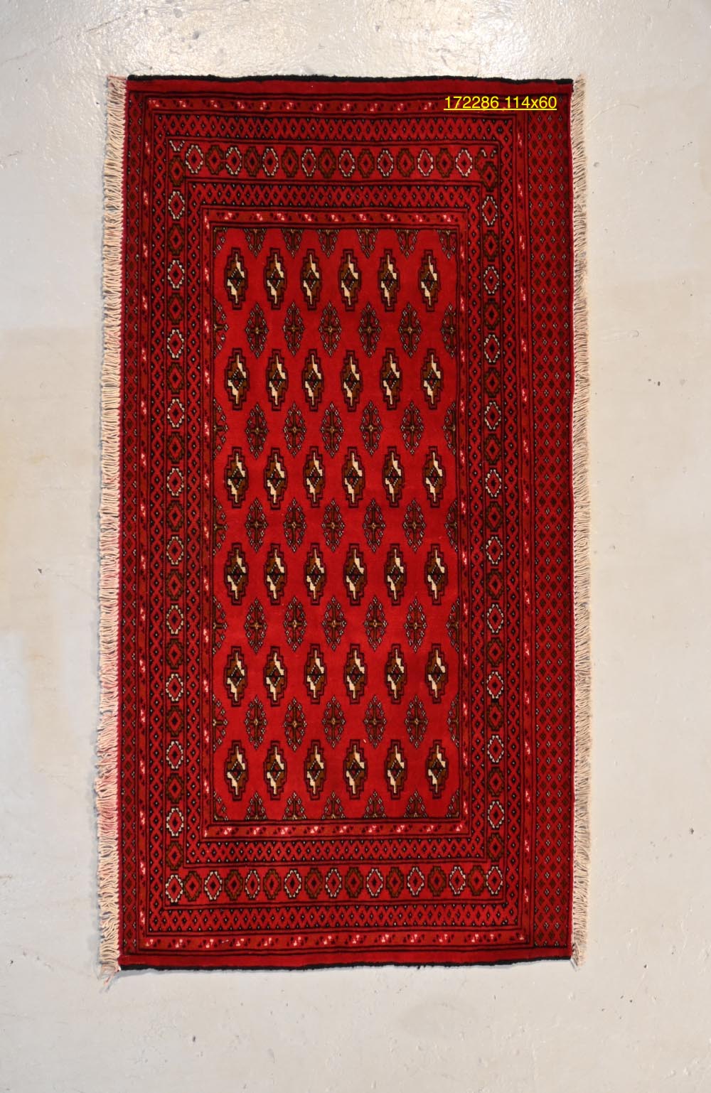 Turkumen small tribal rug.