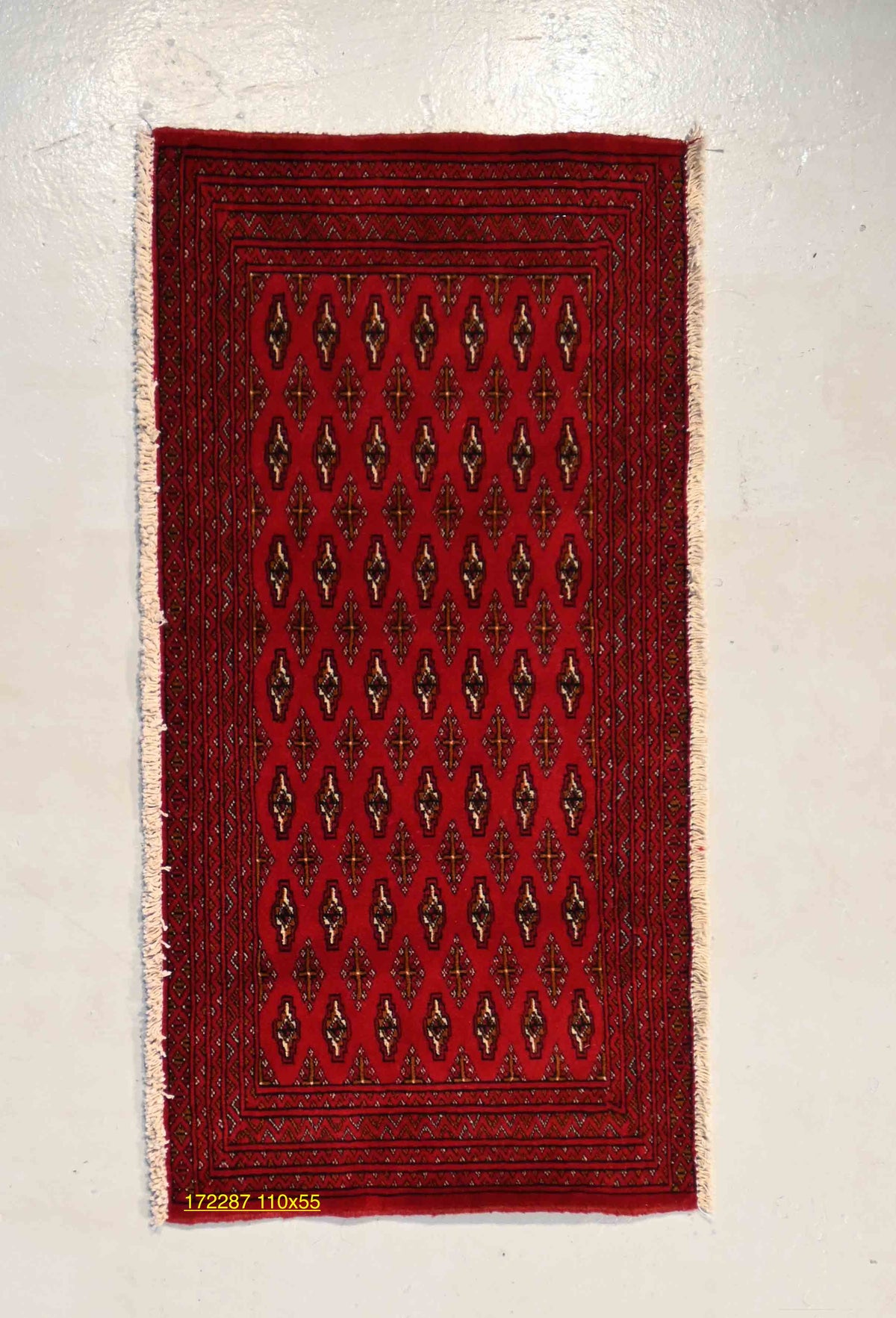 Turkumen small tribal rug.