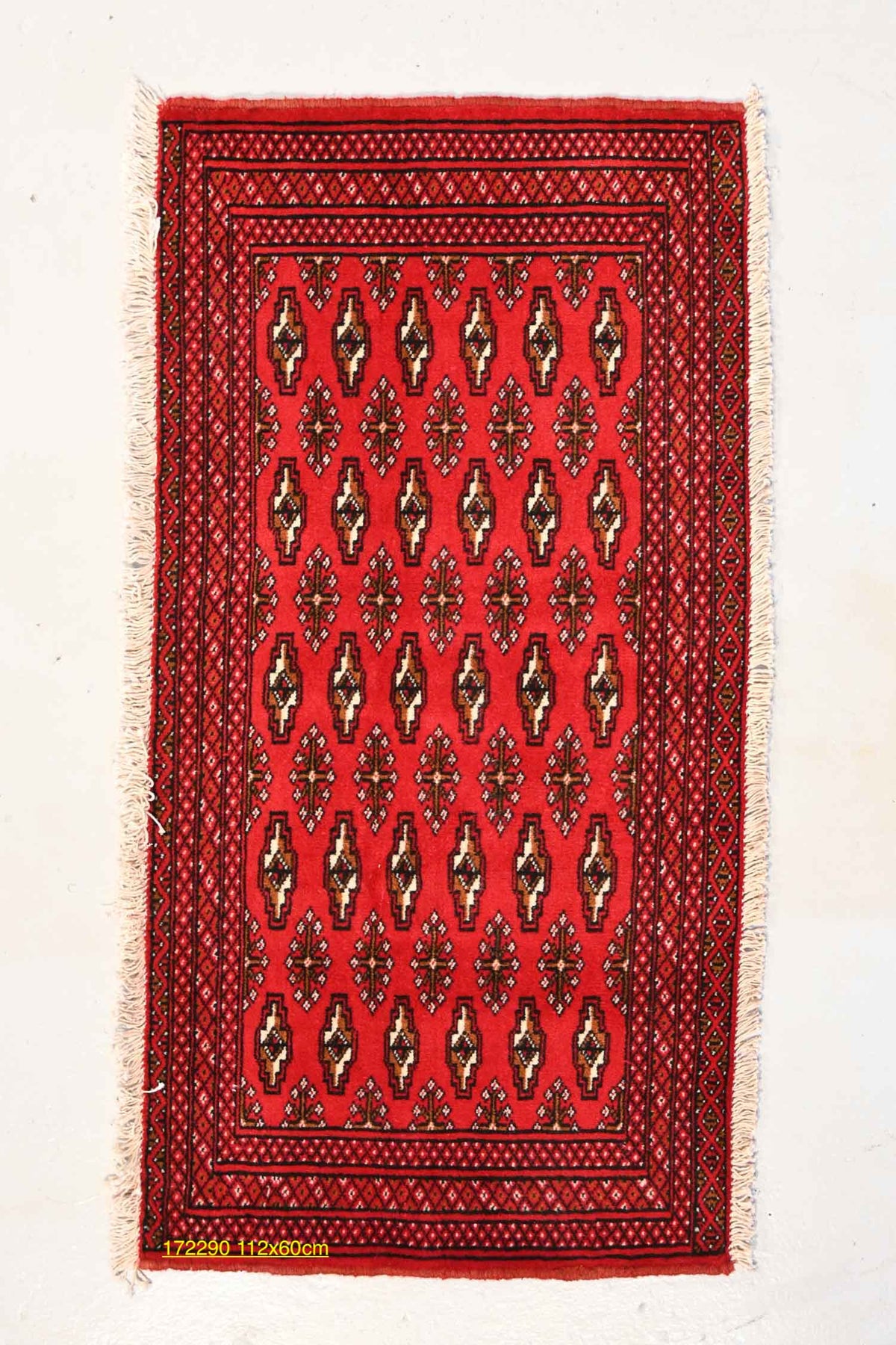 Turkumen small tribal rug.