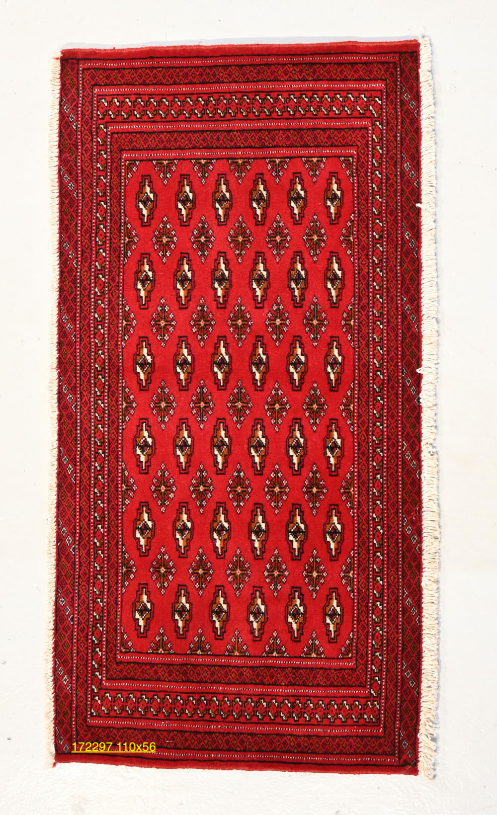 Turkumen small tribal rug.