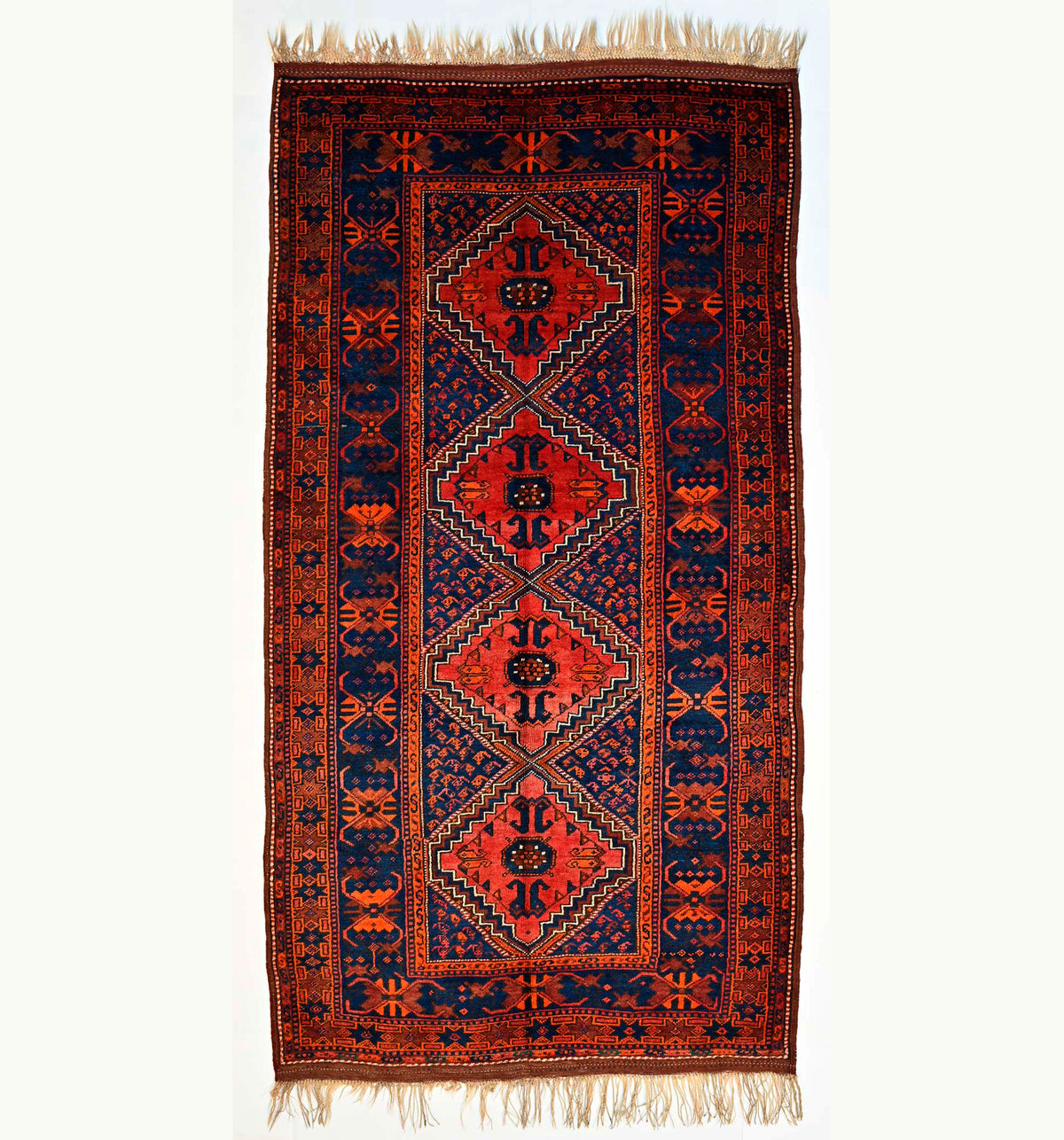 Two Kurdi Rugs by the same weaver.