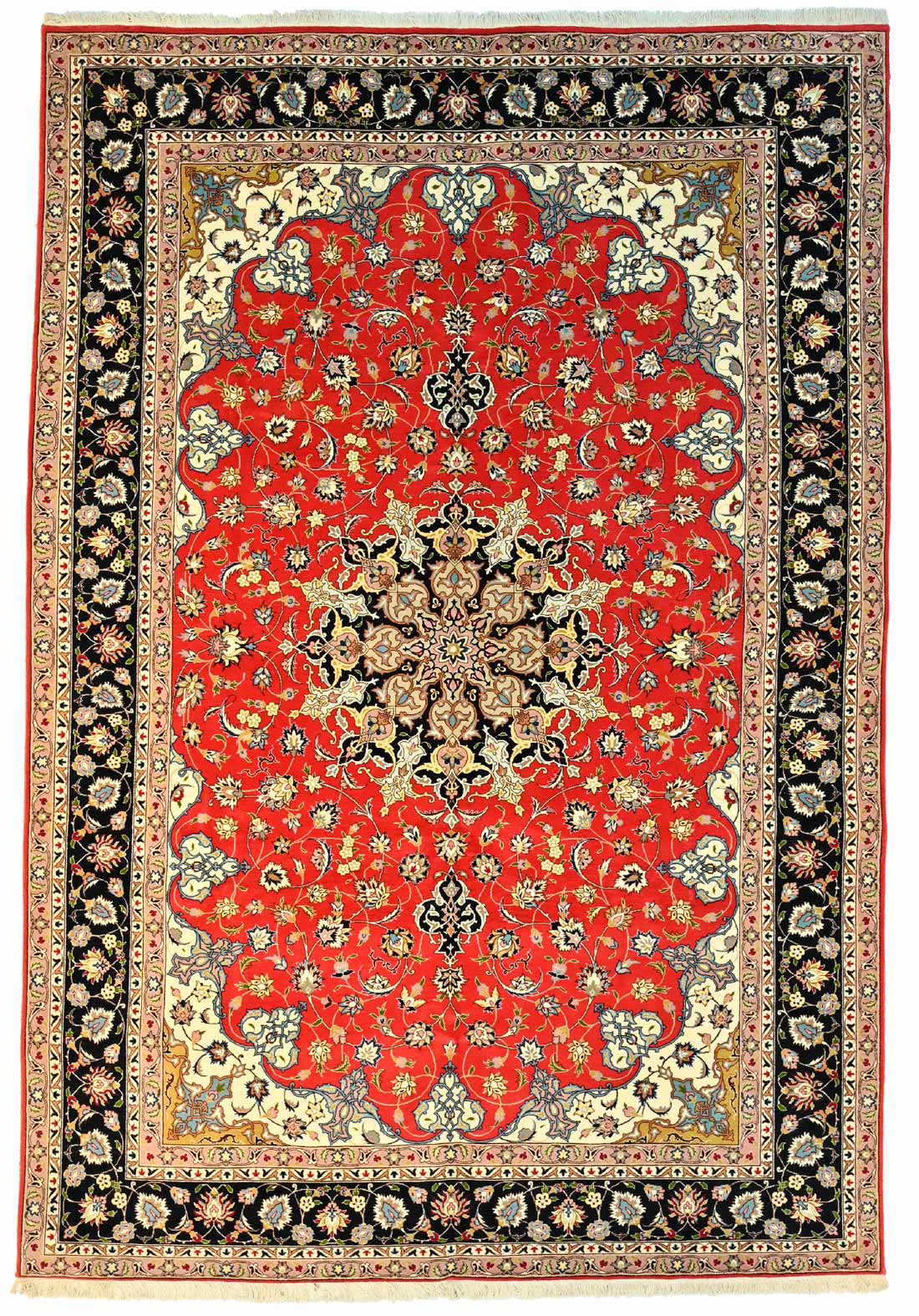 An Elegant Persian Tabriz design handmade carpet, No. 25606
