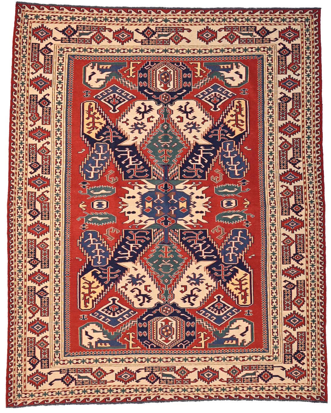 A Caucasian sumak, No. 43648-226x182cm