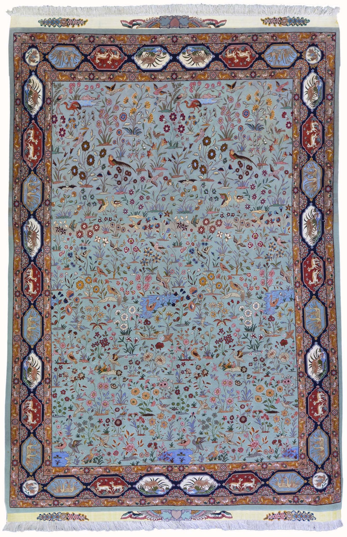 Persian Tabriz masterpiece, No. 50854-308x206cm