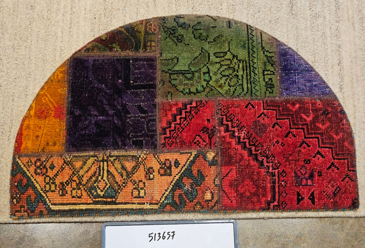 Persian half moon collage door mats (80x50cm/approx)