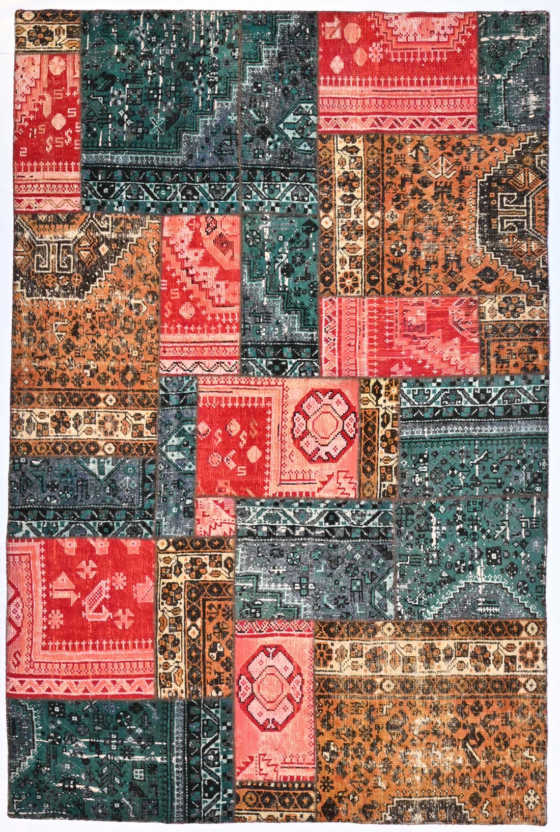 A Persian collage (patchwork rug) No. 515756 304x202cm