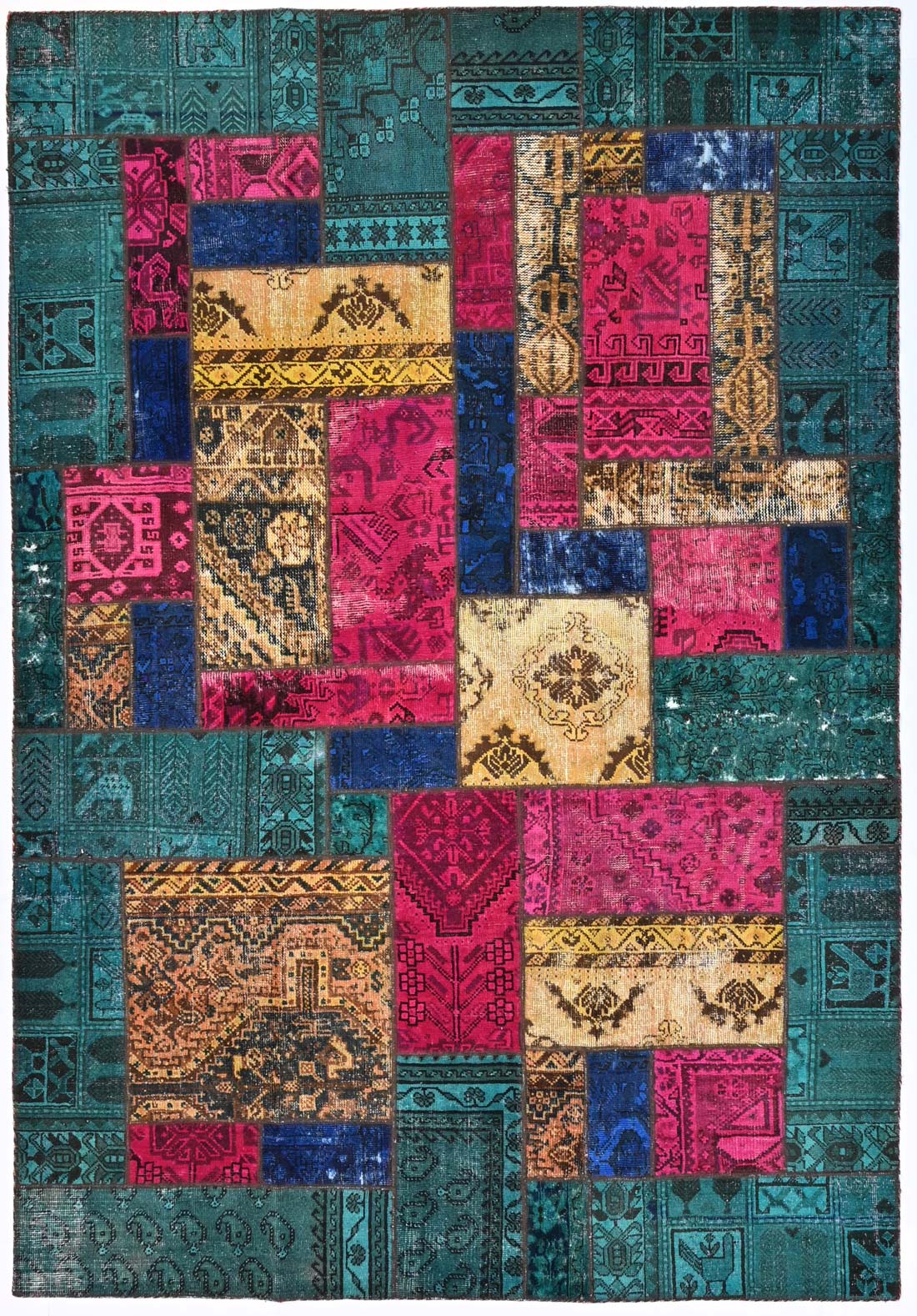 A Persian collage (patchwork rug) No. 517003 293x201cm