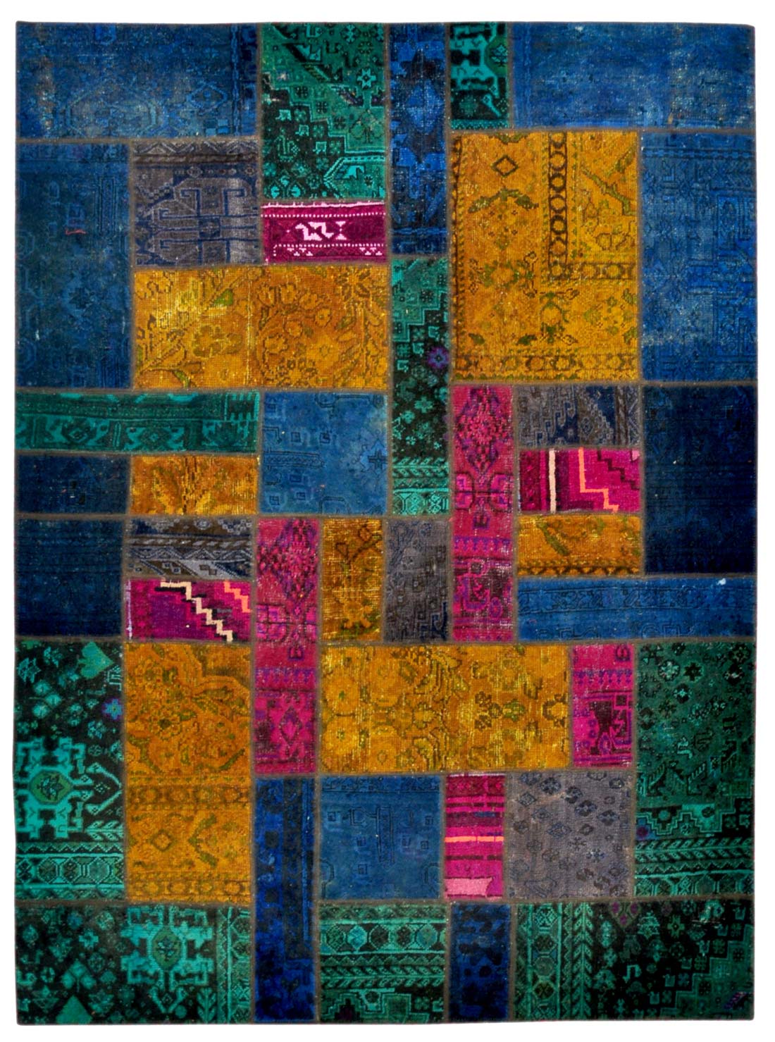 Persian Collage (patchwork rug) No. 517681 235x174cm