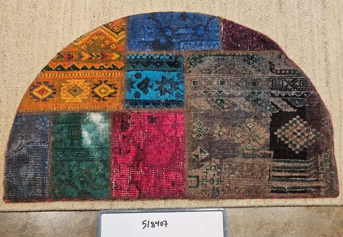 Persian half moon collage door mats (80x50cm/approx)