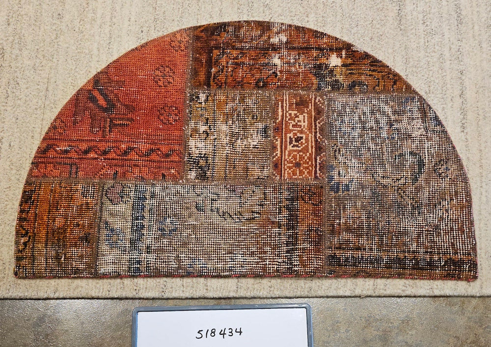 Persian half moon collage door mats (80x50cm/approx)