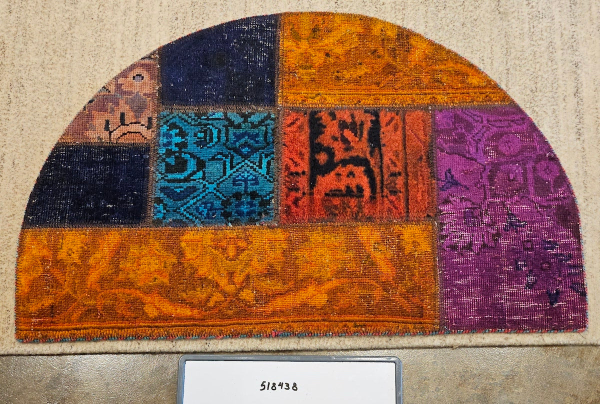 Persian half moon collage door mats (80x50cm/approx)