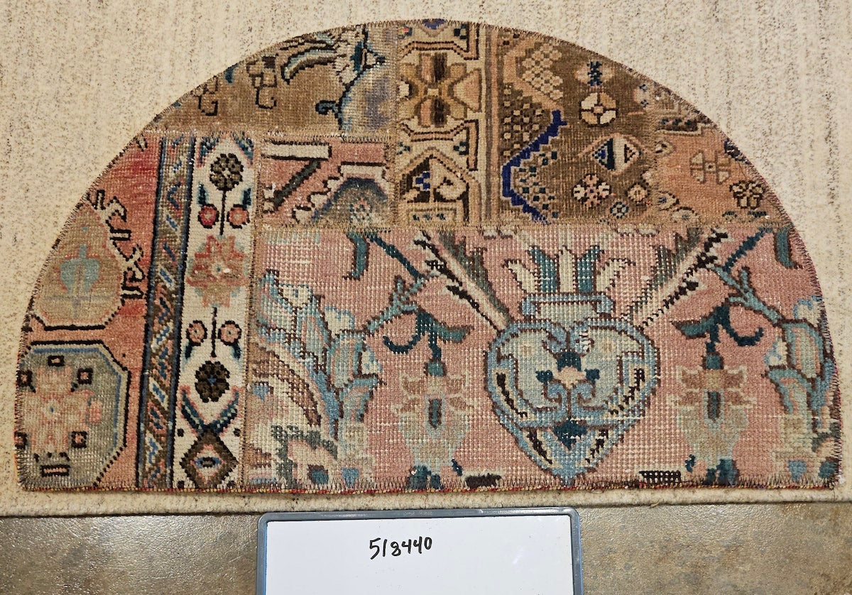 Persian half moon collage door mats (80x50cm/approx)