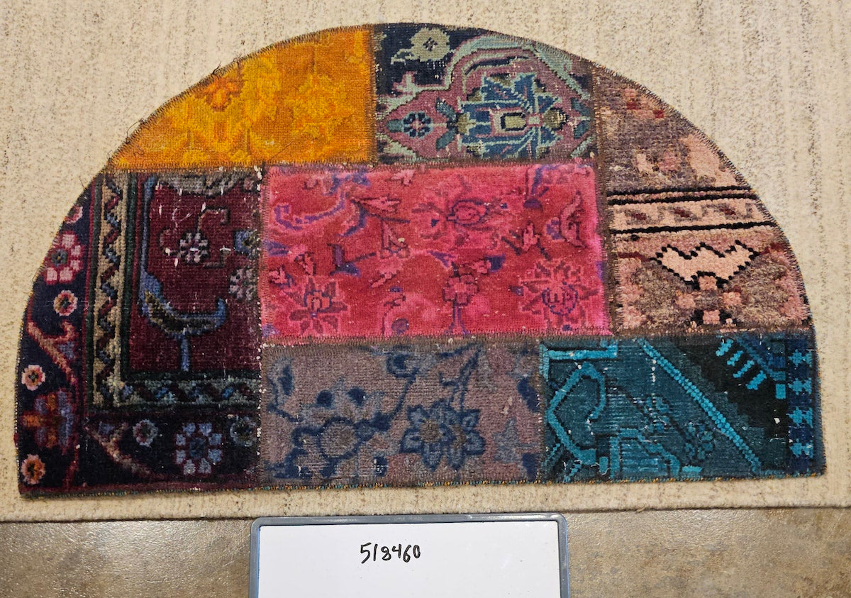 Persian half moon collage door mats (80x50cm/approx)