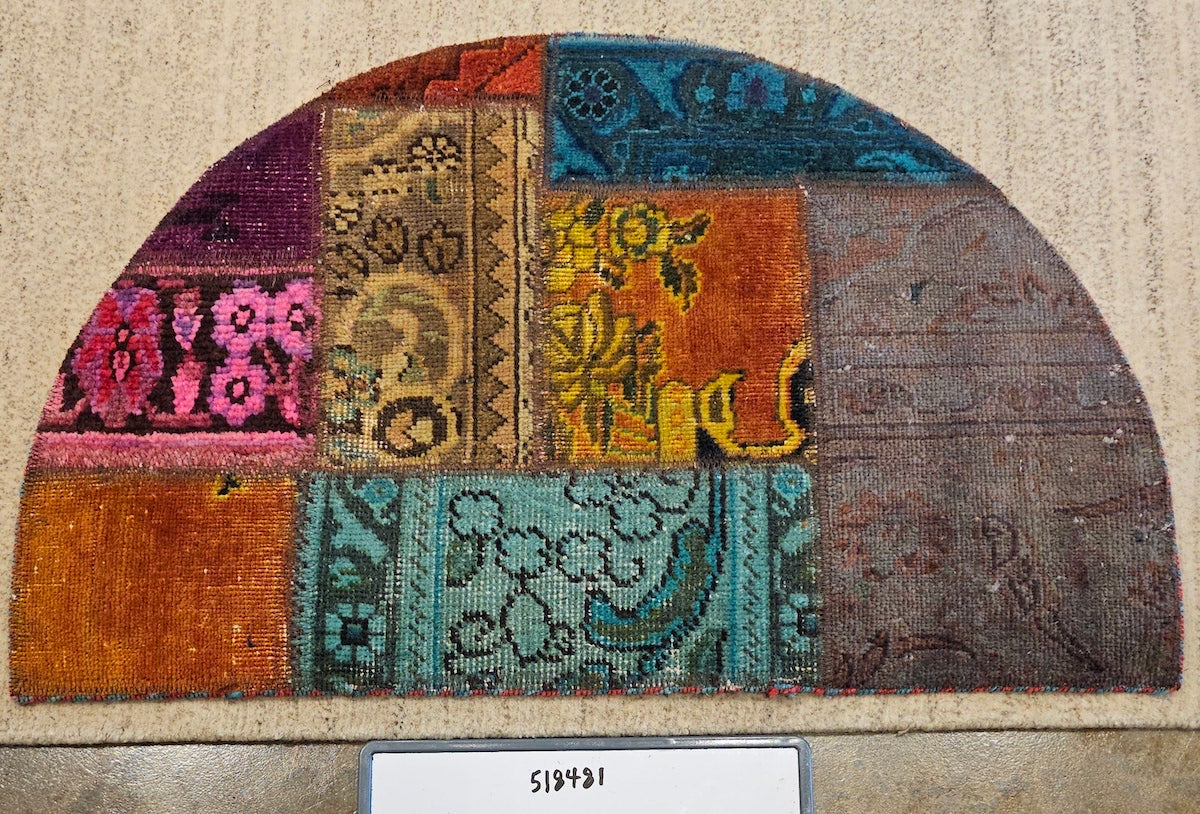 Persian half moon collage door mats (80x50cm/approx)