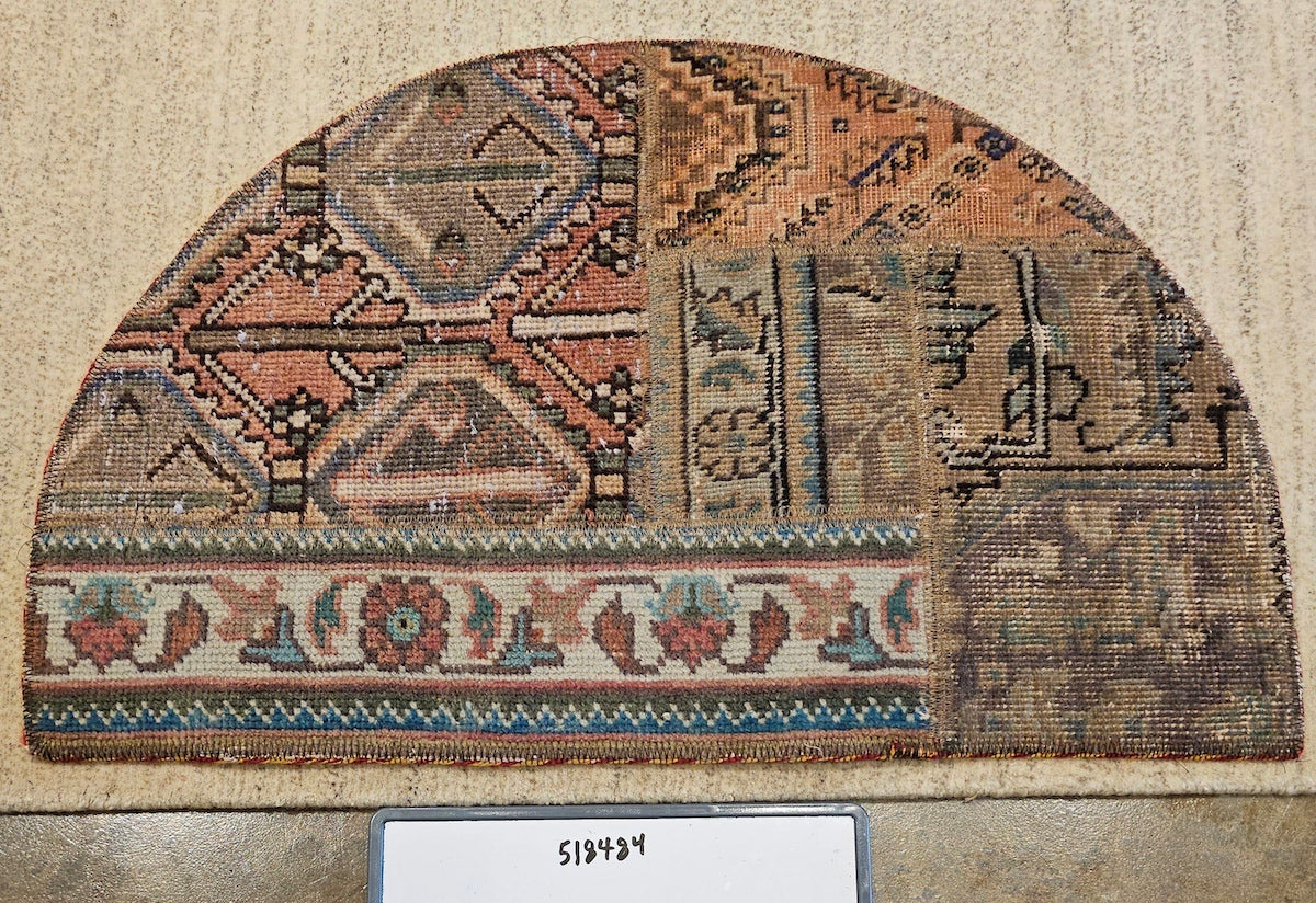 Persian half moon collage door mats (80x50cm/approx)