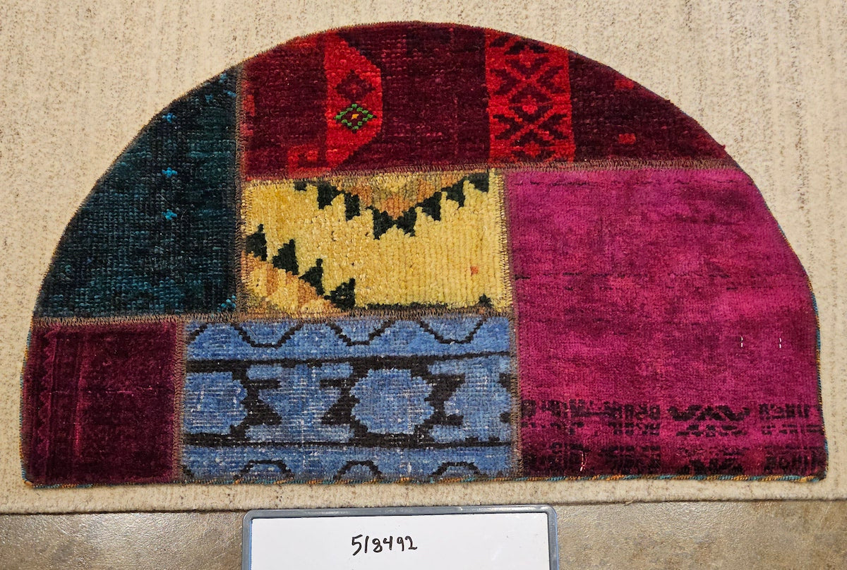 Persian half moon collage door mats (80x50cm/approx)