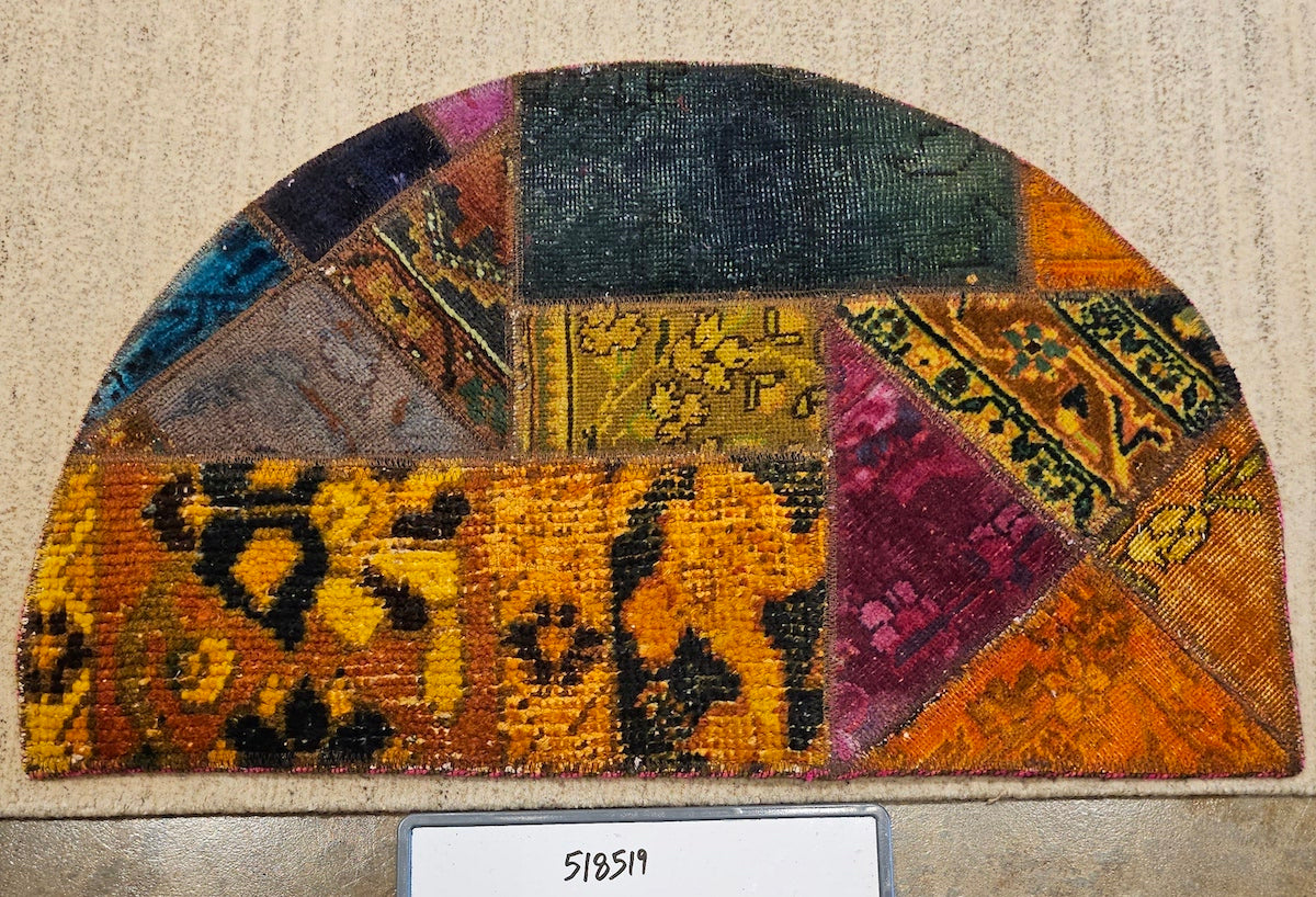 Persian half moon collage door mats (80x50cm/approx)