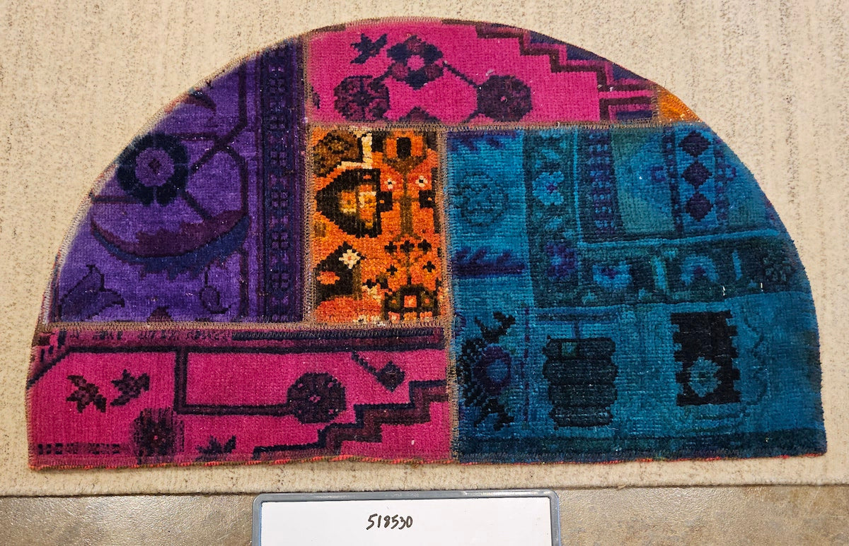 Persian half moon collage door mats (80x50cm/approx)