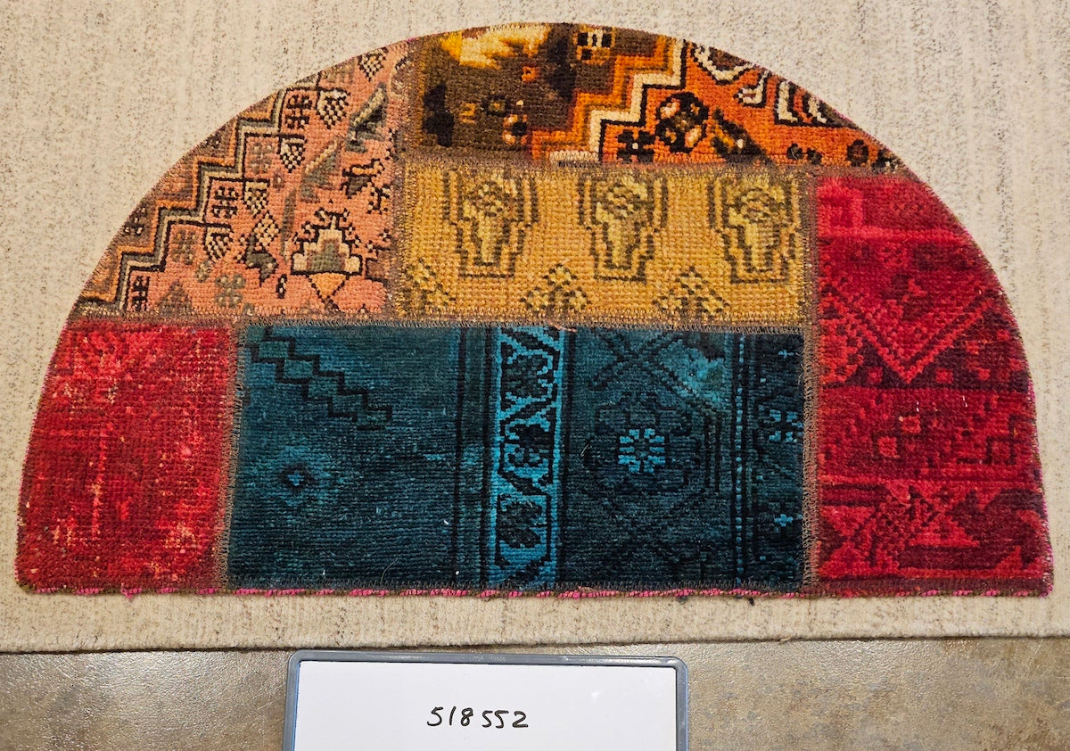 Persian half moon collage door mats (80x50cm/approx)