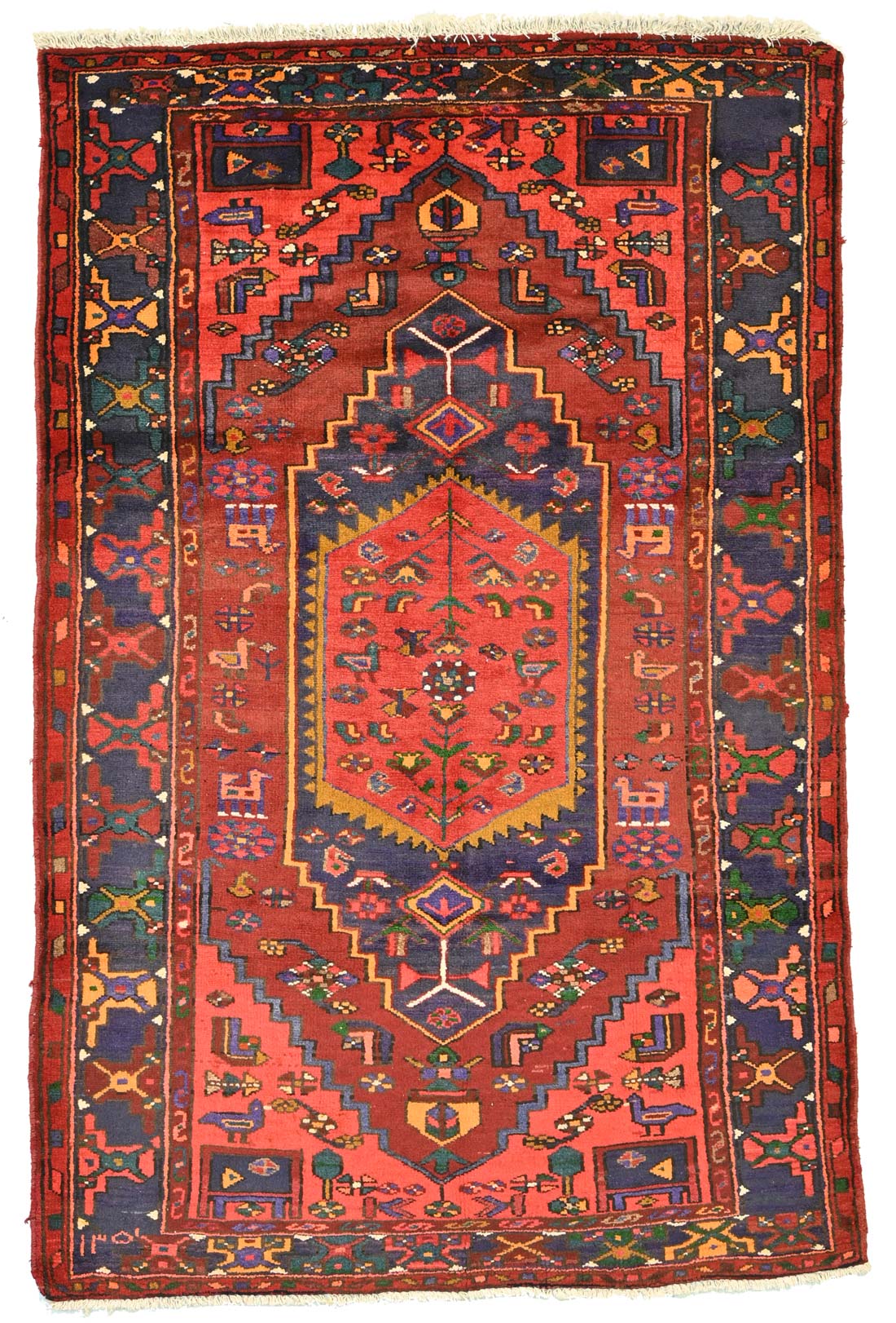 A Shah savan village rug. No. 55441-132x203cm