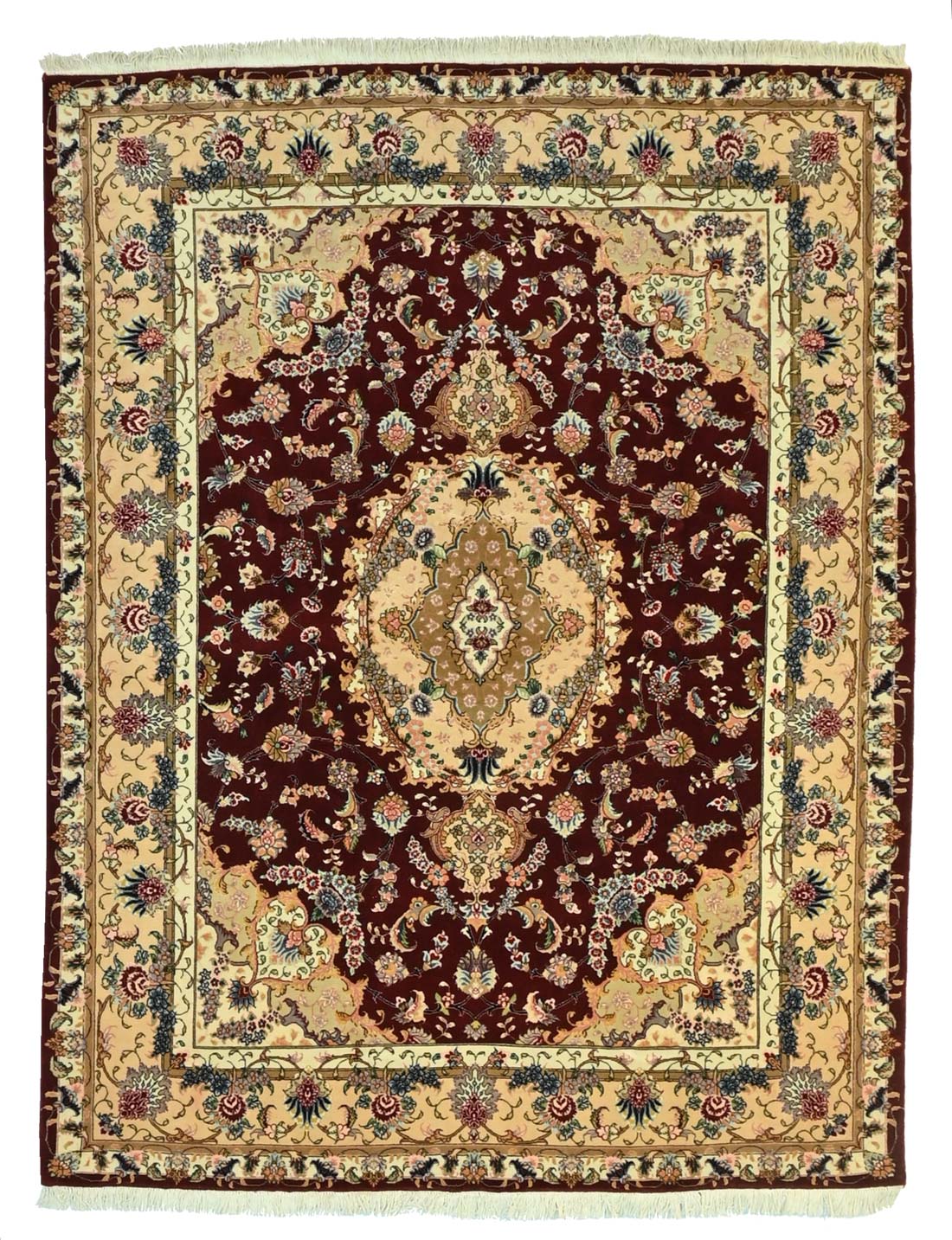 Fine Tabriz carpet, No. 71808-154x202cm