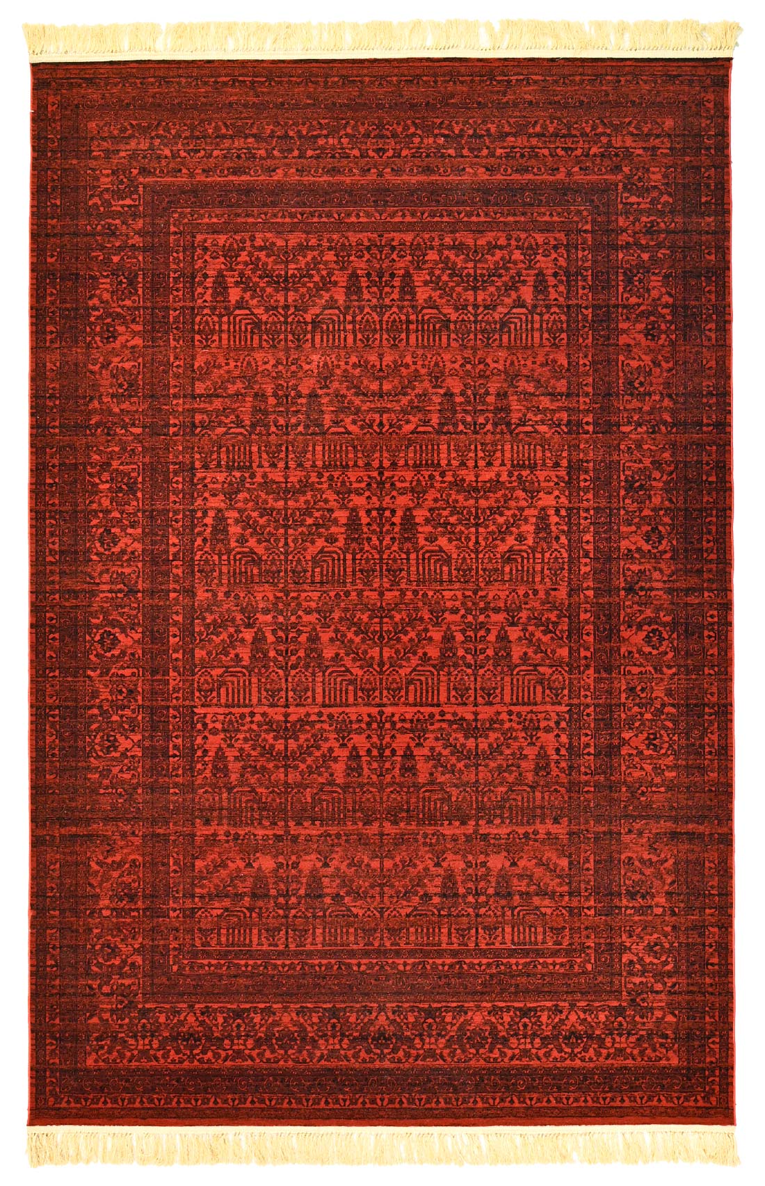 Tint of Passion, A classic rug with a touch of modernity.