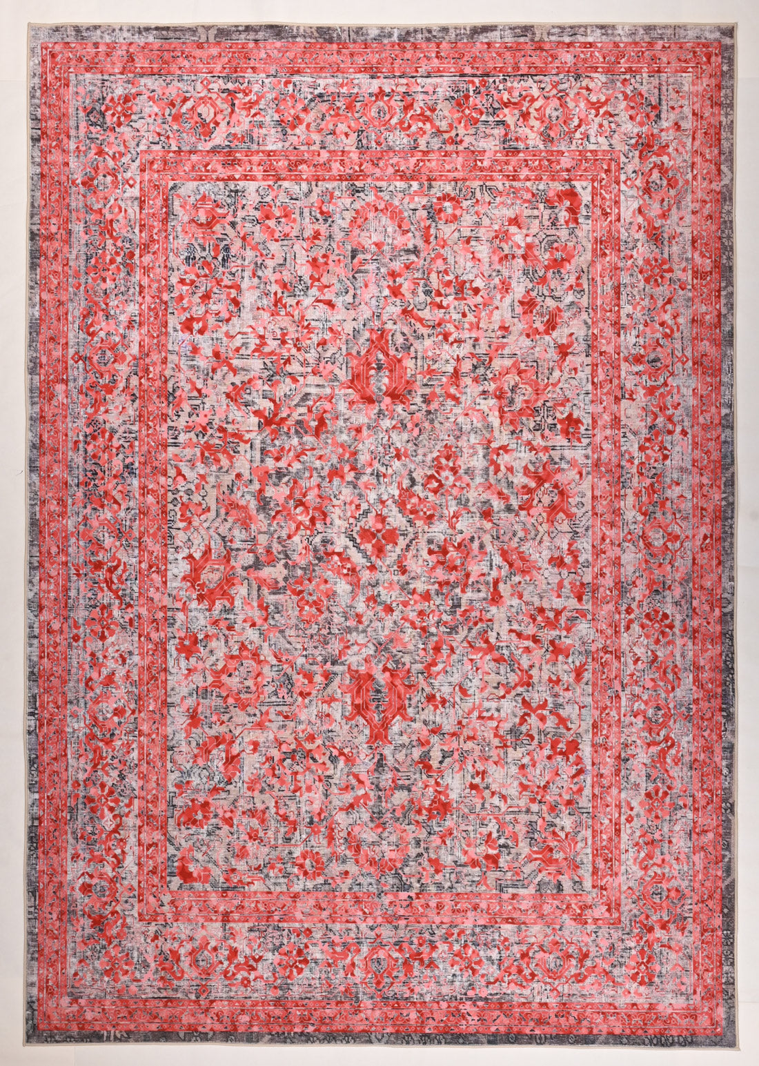 A contemporary modern rug in a transitional design