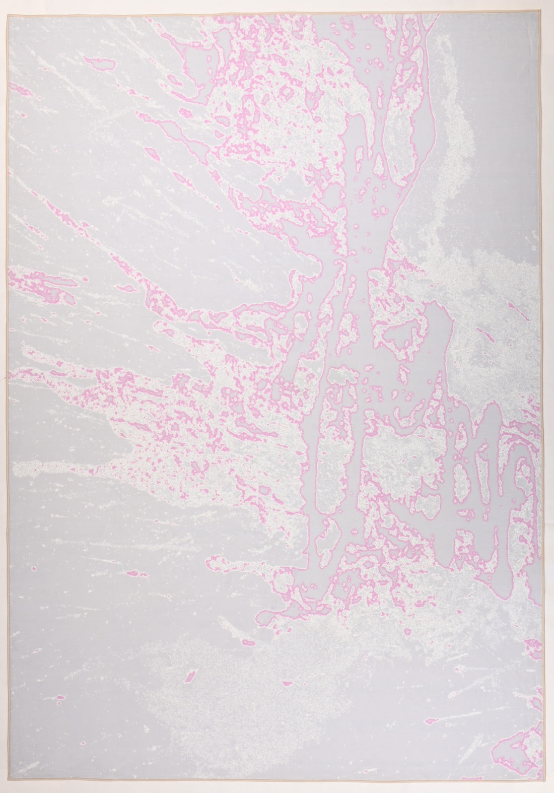 A contemporary modern rug.