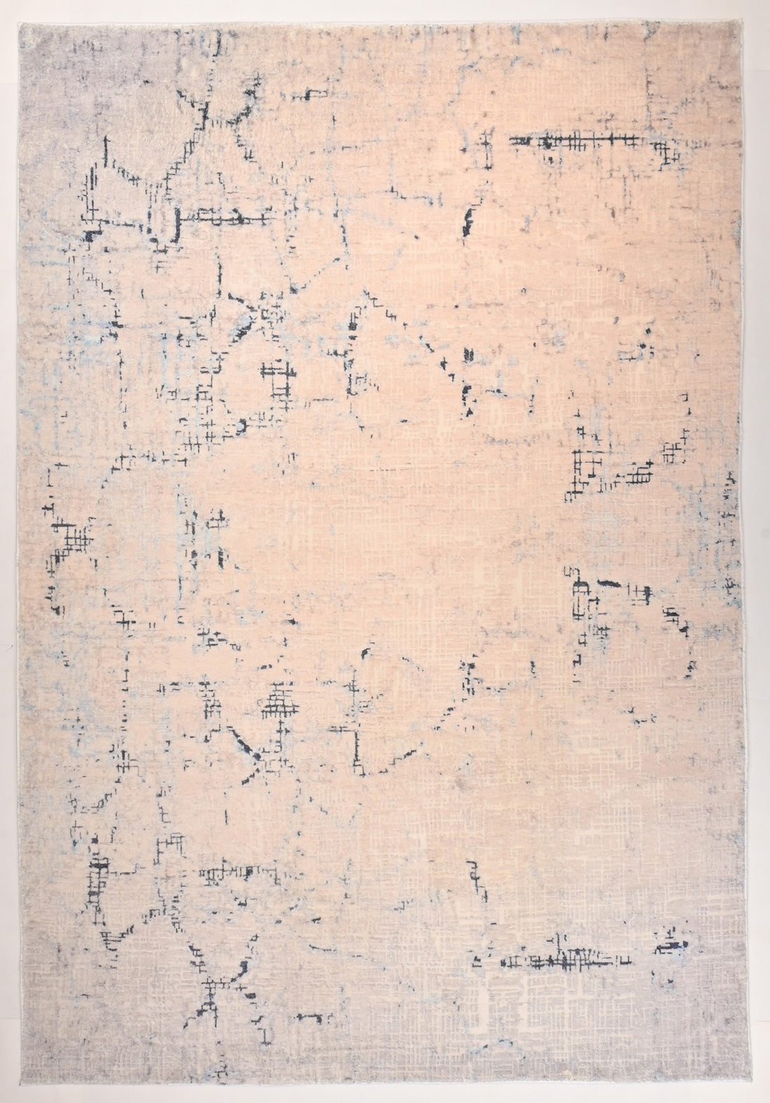 A contemporary modern rug in abstract design