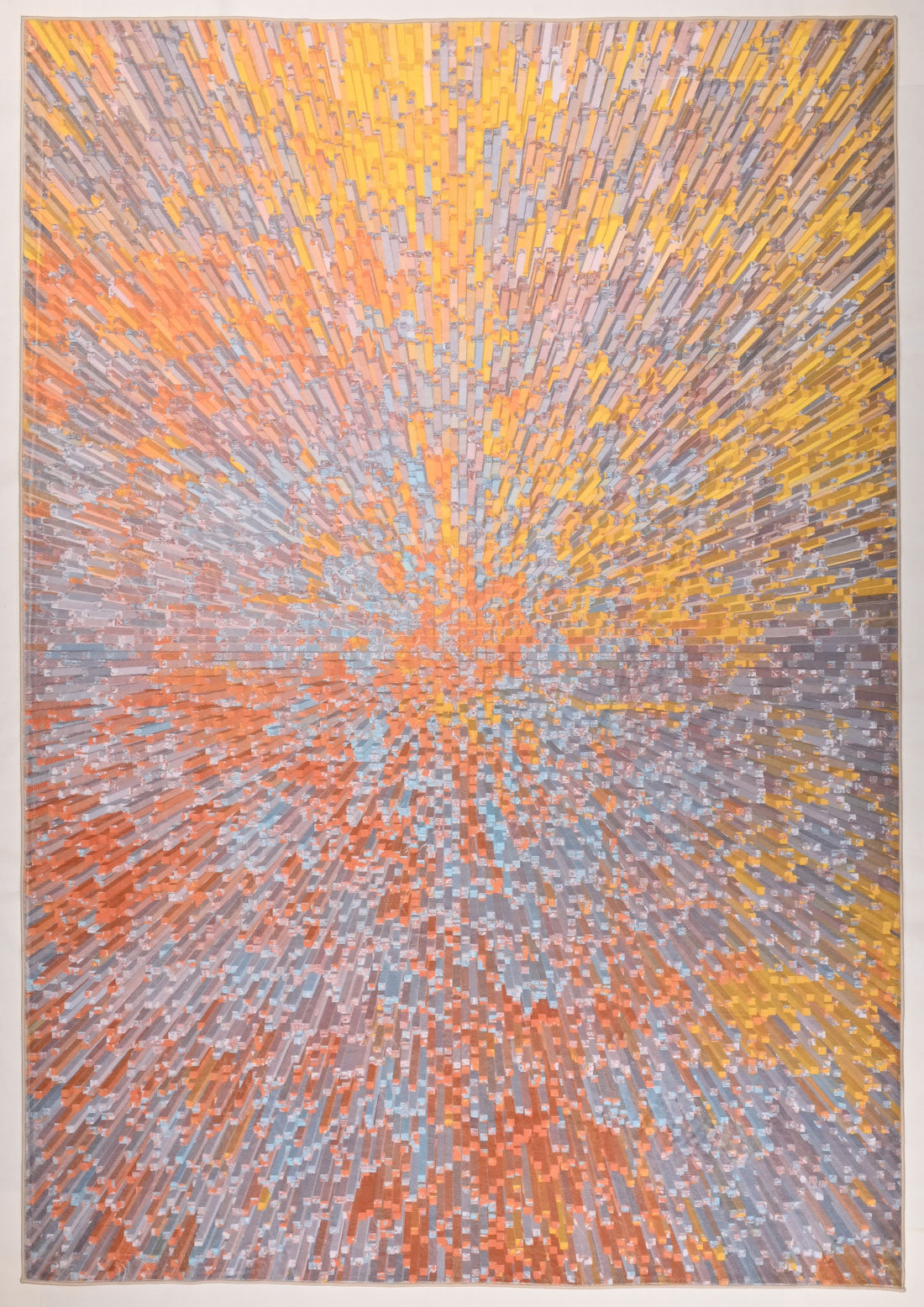 A contemporary modern rug