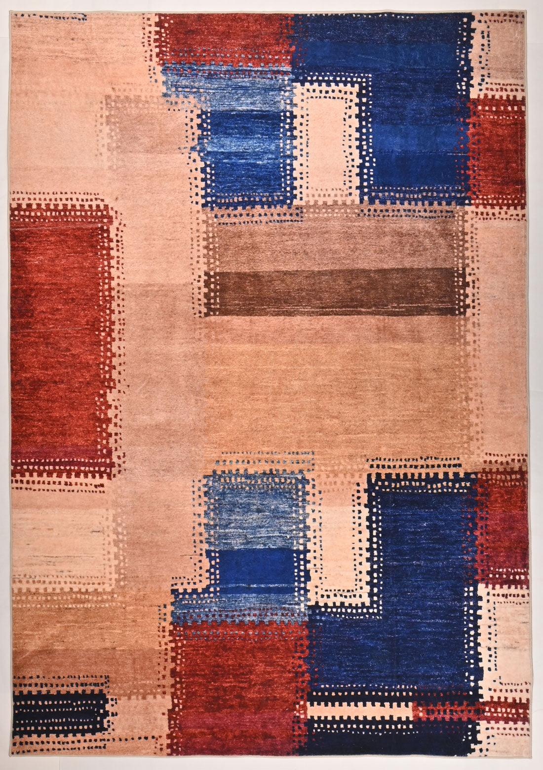 A contemporary modern rug