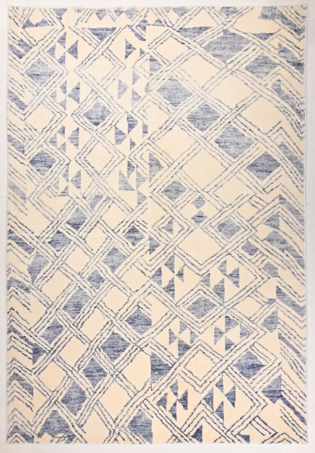 A contemporary modern rug in abstract design