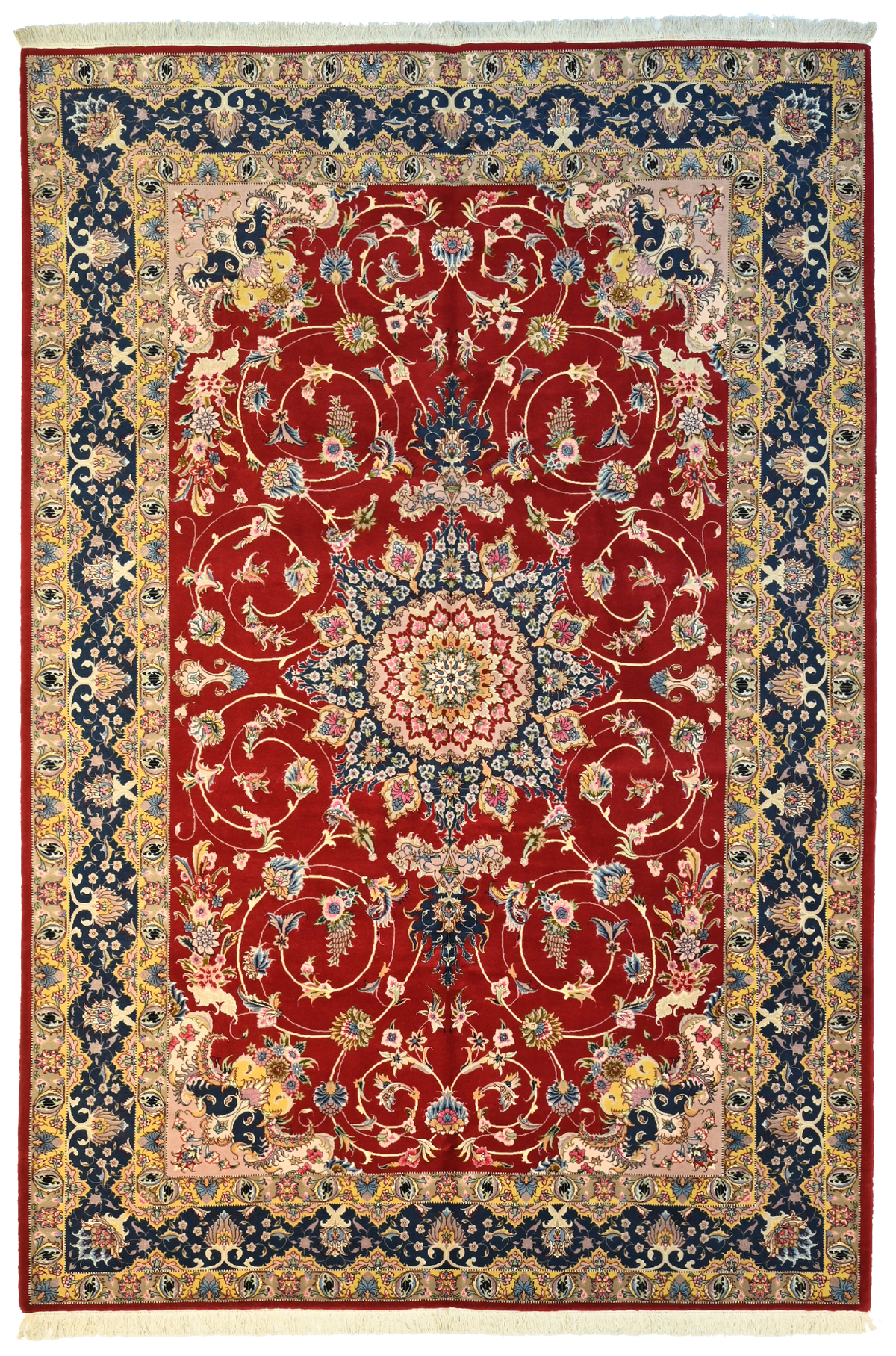 A Fine Persian Tabriz Carpet No 131826 200x303 Rugs Sg