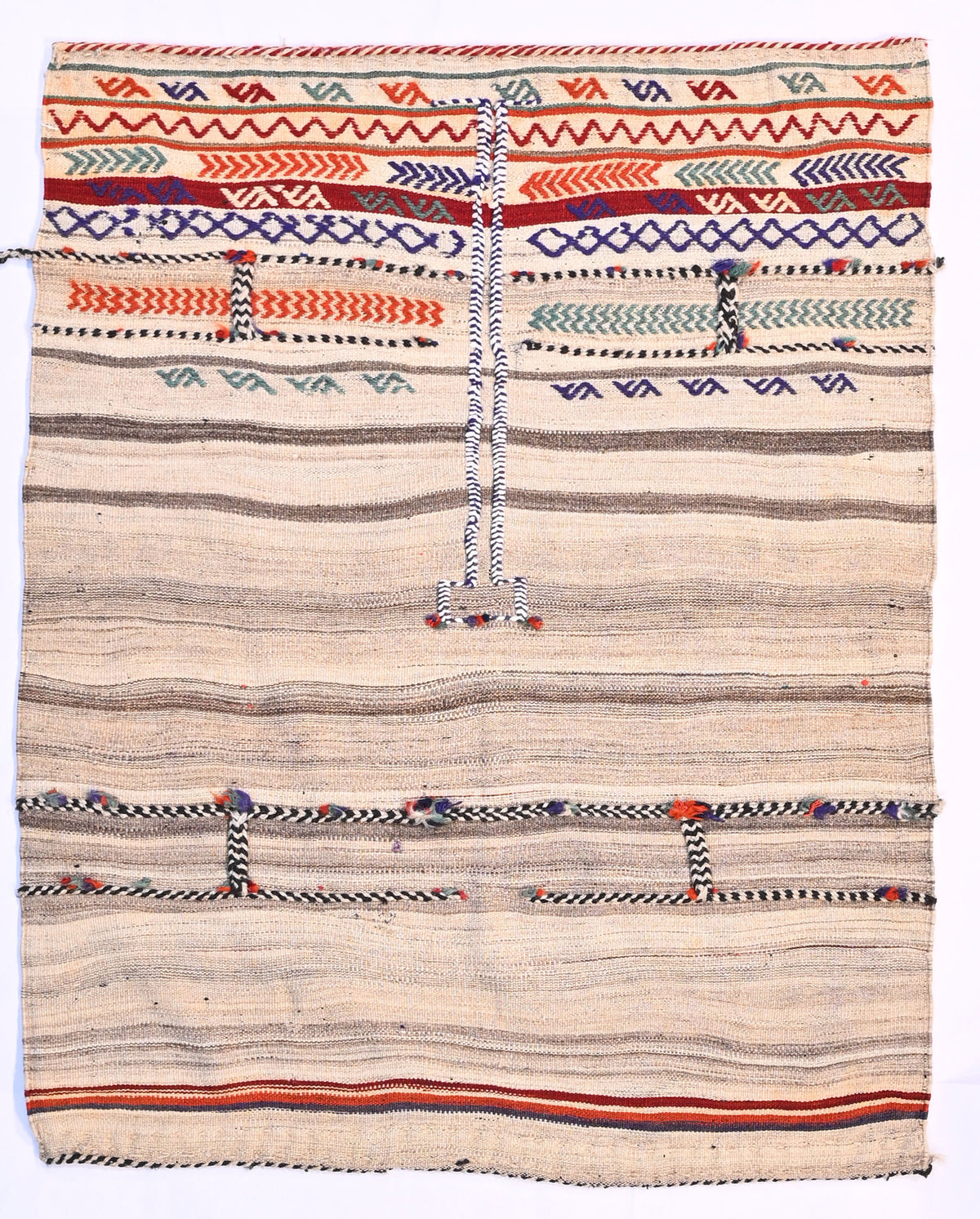 An opened Qashghai grain sack Number, 166157