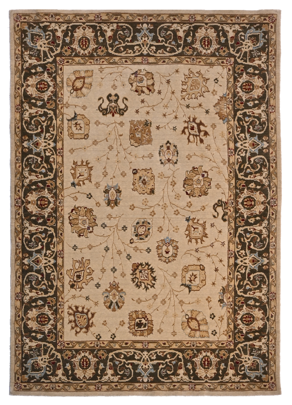 Court; A classic rug.