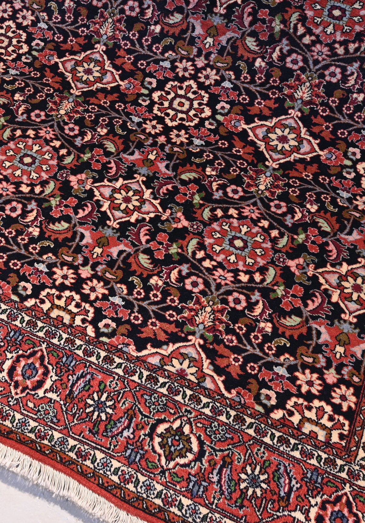 A Bijar design &quot;Iron&quot; Carpet Number 72617 (141x217cm)