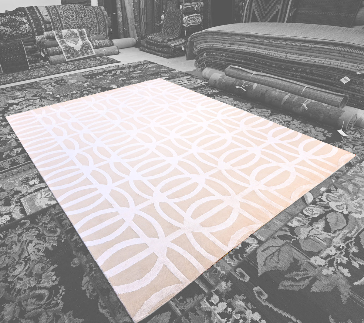 A modern Nepalese rug Number 850241 306x249cm