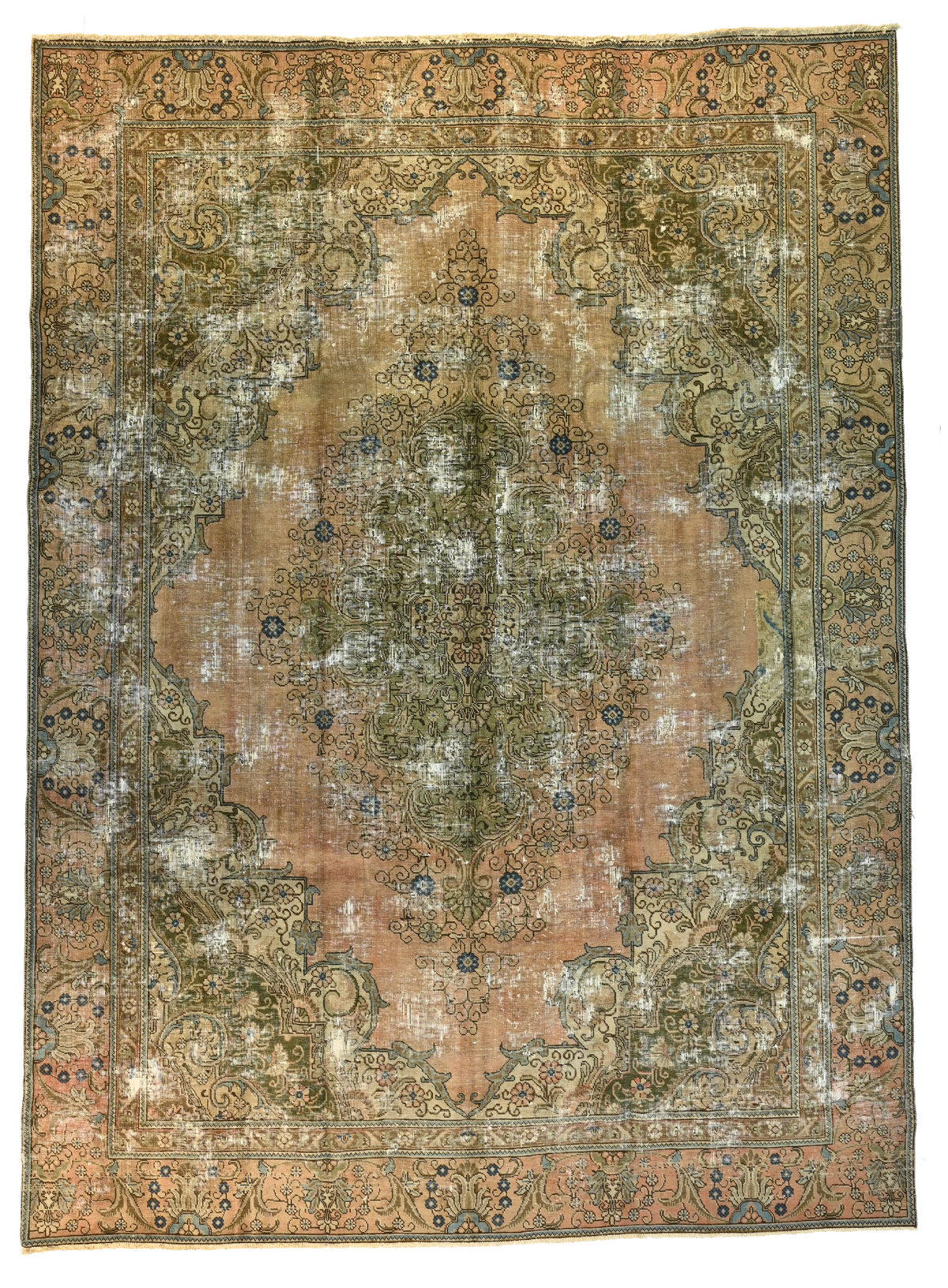 A vintage Tabriz design handmade rug No. 600735