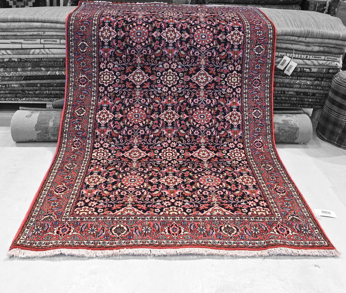 A Bijar design &quot;Iron&quot; Carpet Number 72617 (141x217cm)