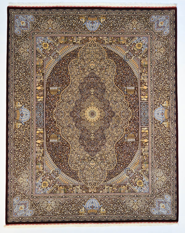 Metropolis, A fine Persian classic design carpet. - RUGS.SG