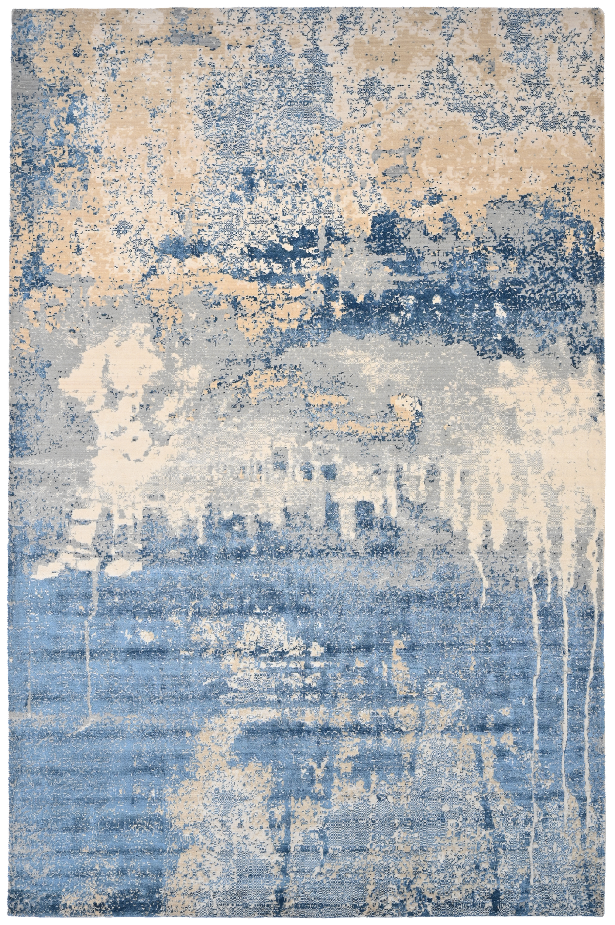 Blue Kinaara, a modern rug.