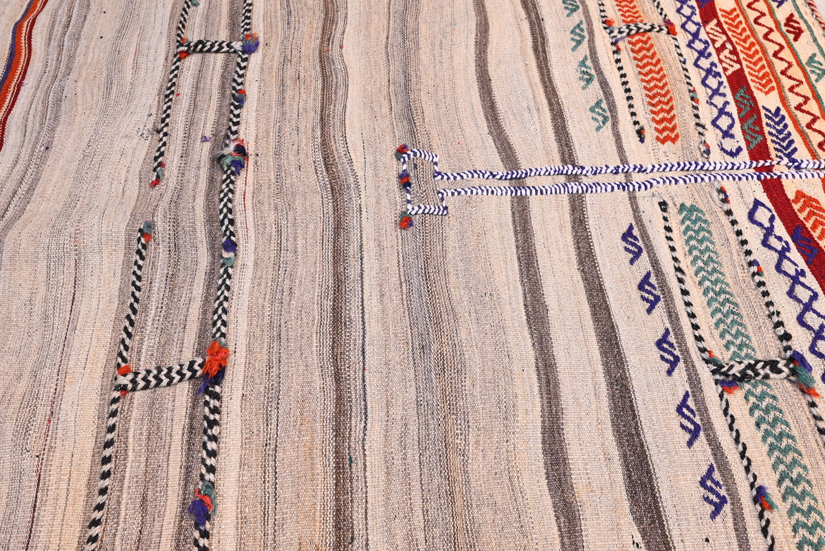 An opened Qashghai grain sack Number, 166157