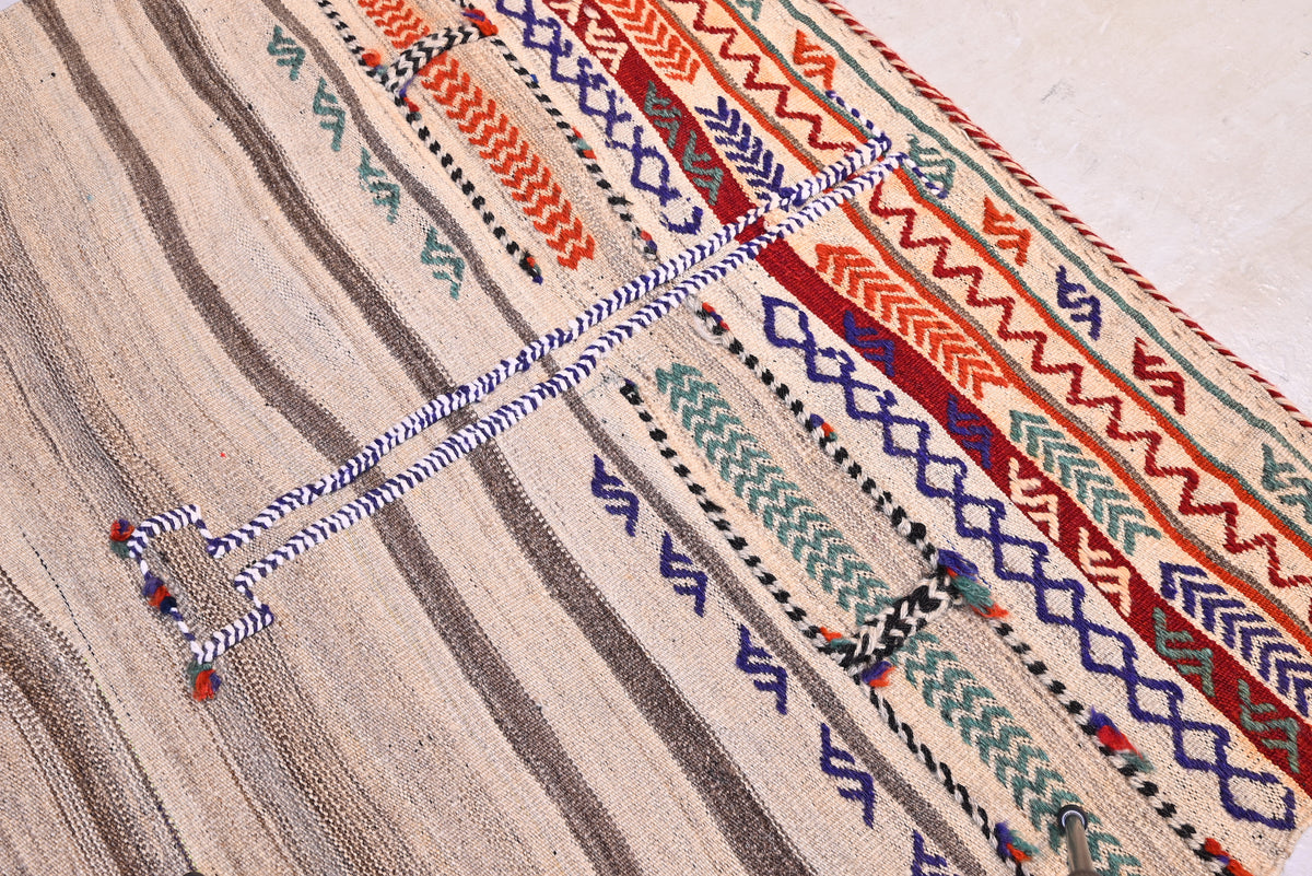 An opened Qashghai grain sack Number, 166157