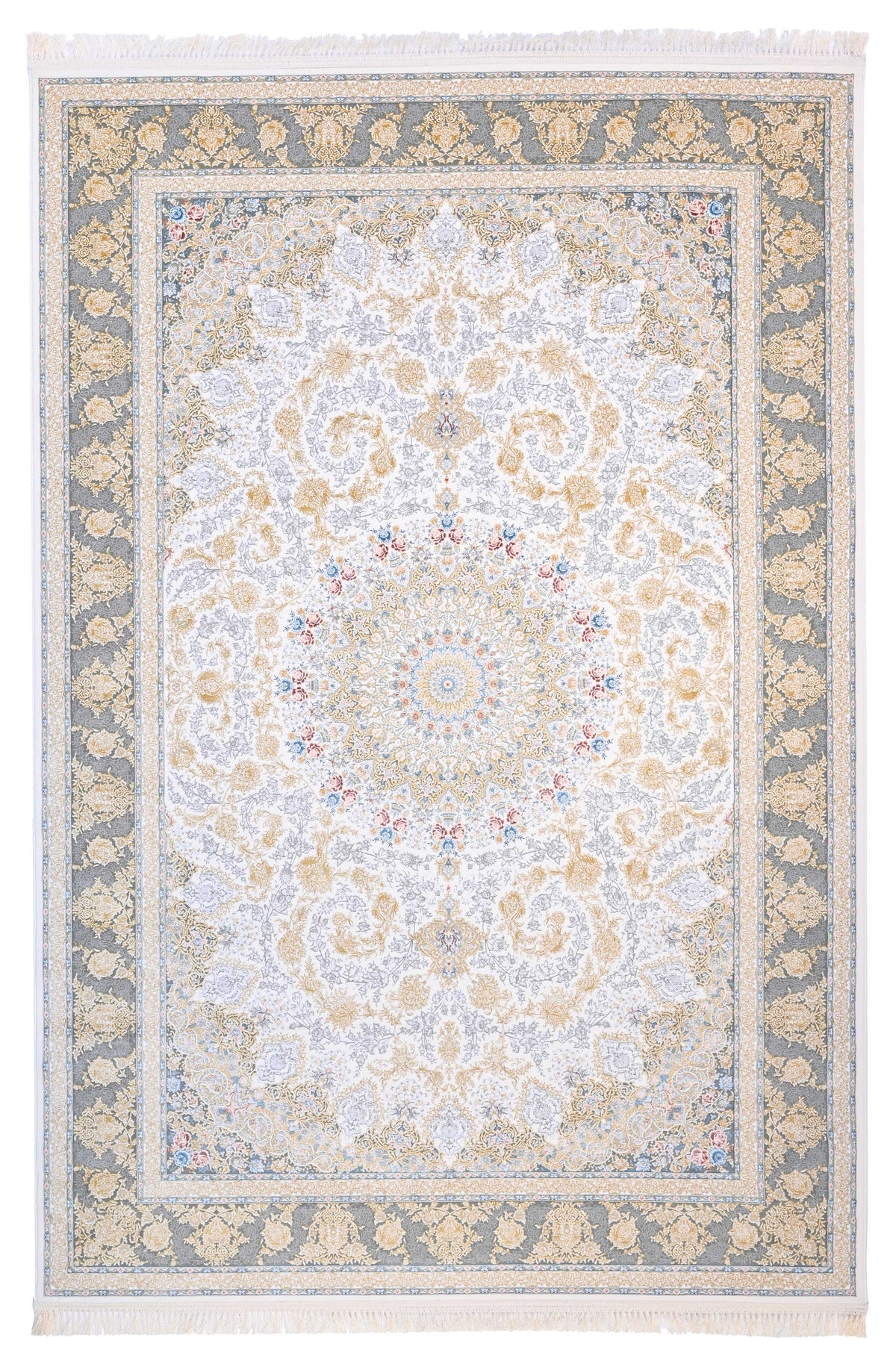 Golden Scroll, A Persian rug.